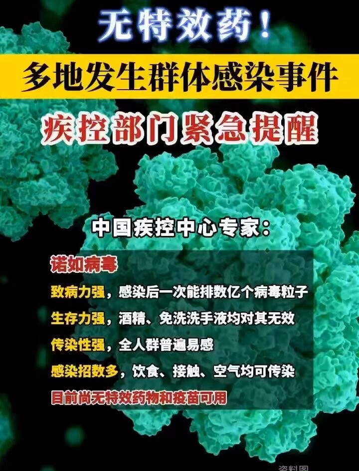 无药可治！中共掩盖真相：诺如病毒再爆发，全人群暴露在高危感染下